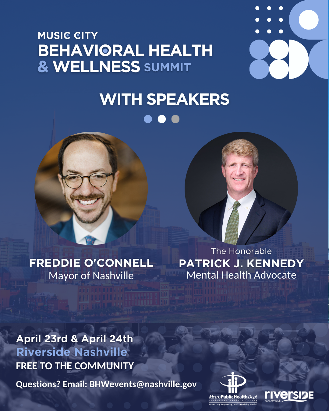 Music City Behavioral Health and Wellness Summit Flyer 