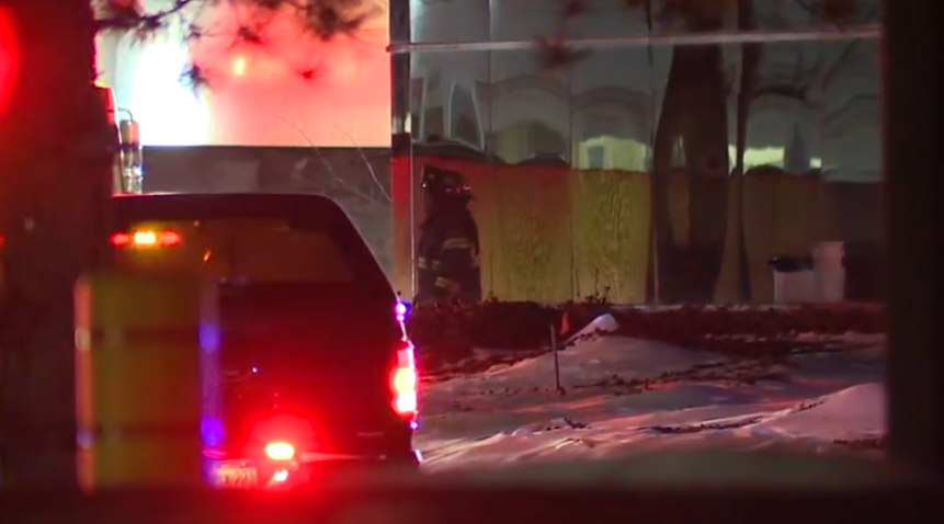 Parking garage partial collapse