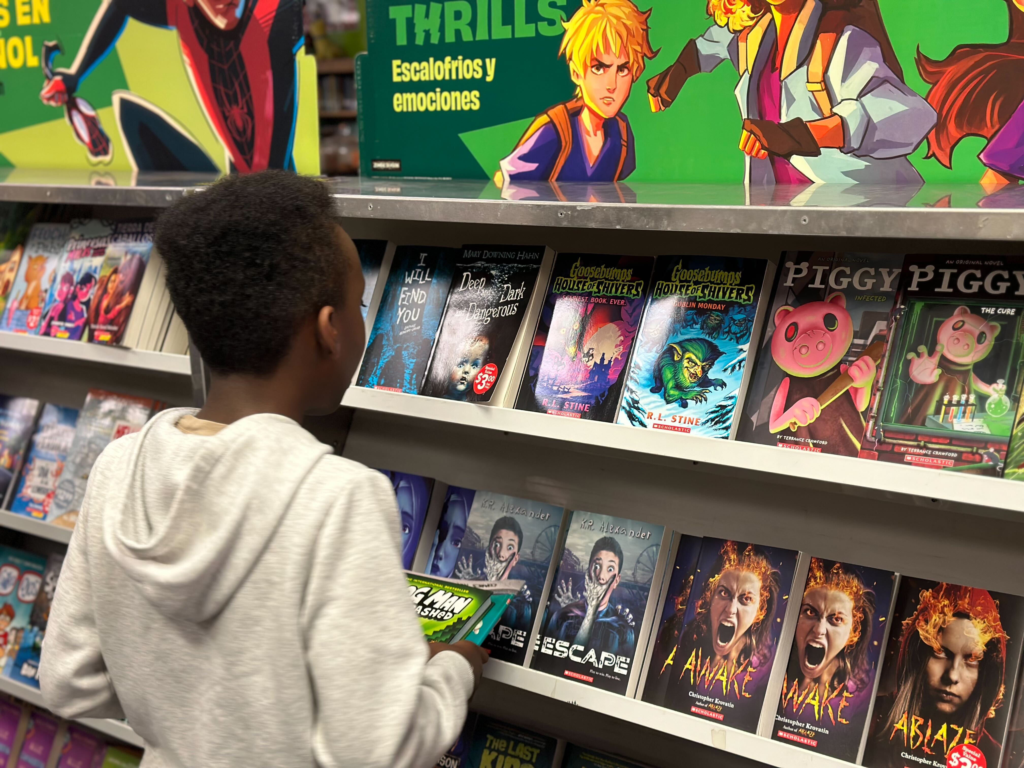 If You Give A Child A Book Campaign Book Fair at Booker T. Washington Elementary