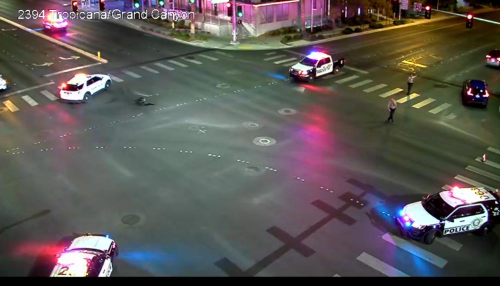 RTC: Crash shuts down westbound Tropicana Avenue at Grand Canyon Drive