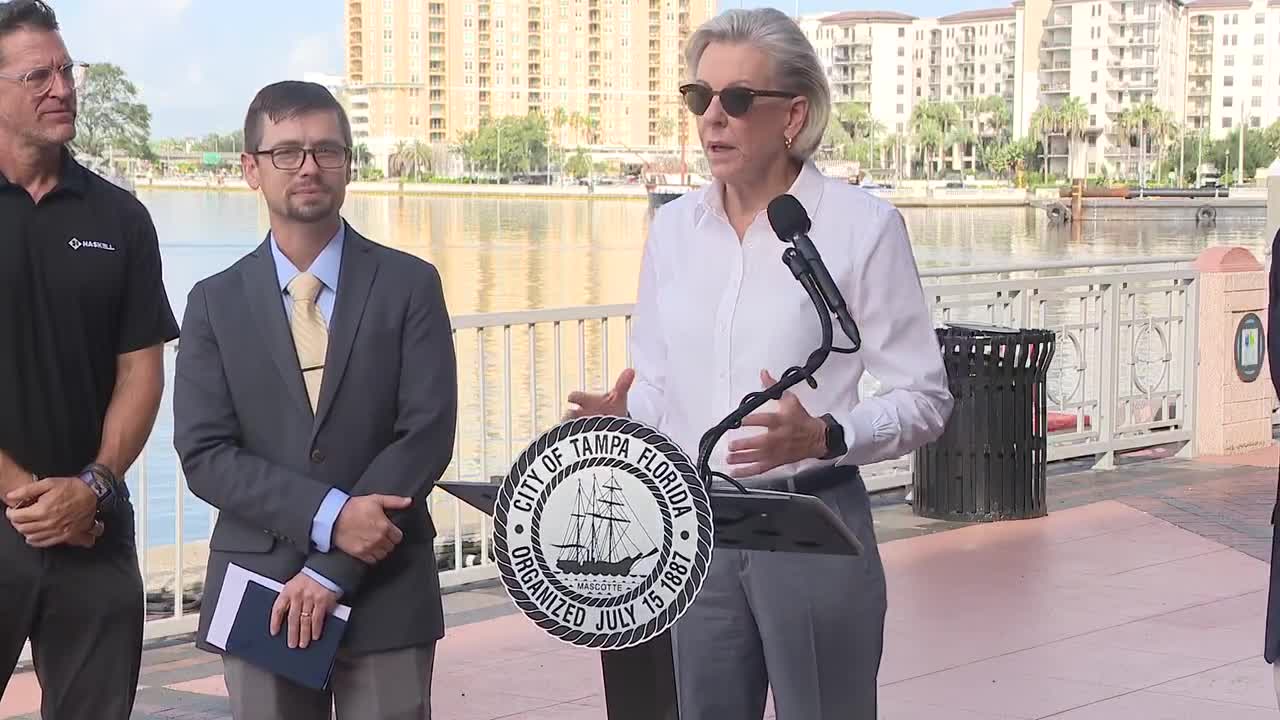 Tampa city leaders provide look at West Riverwalk expansion construction