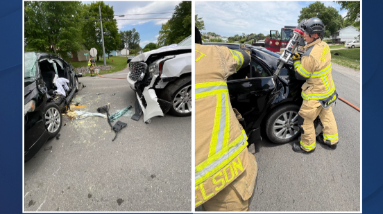 Somerset crash sends one person to hospital by helicopter after entrapment