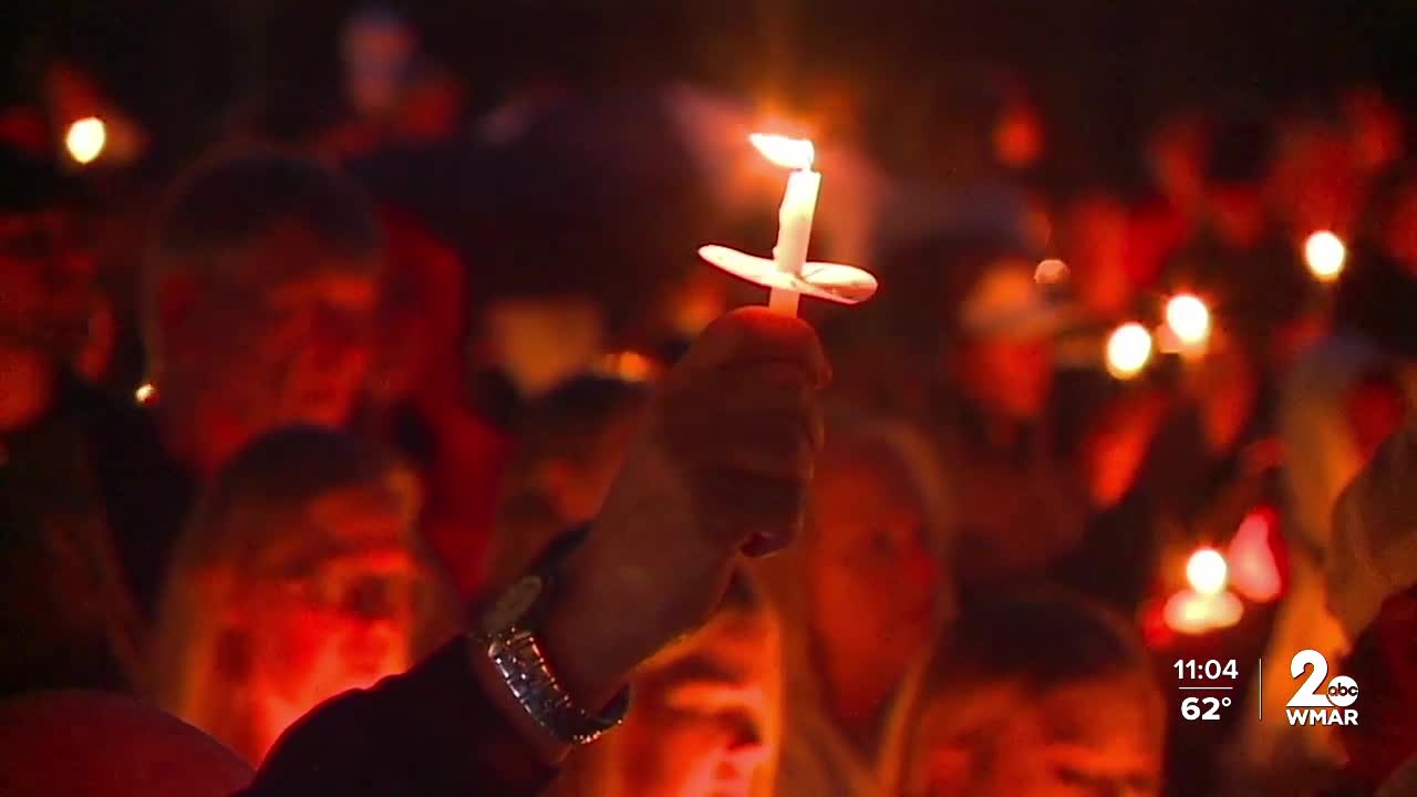 Bel Air community holds vigil to remember Charlie Kirk at local park