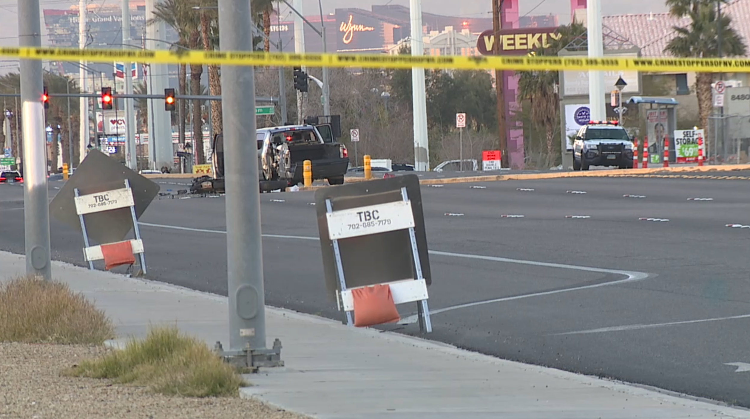 Motorcyclist hospitalized with life-threatening injuries in latest Las Vegas crash
