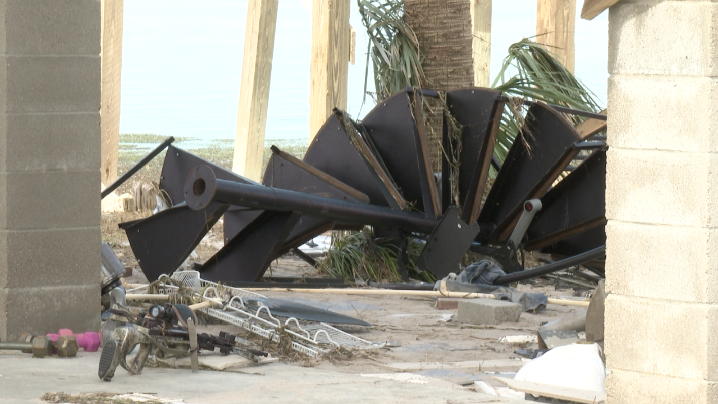 Never-ending scenes of damage from Hurricane Helene continues at Keaton Beach 
