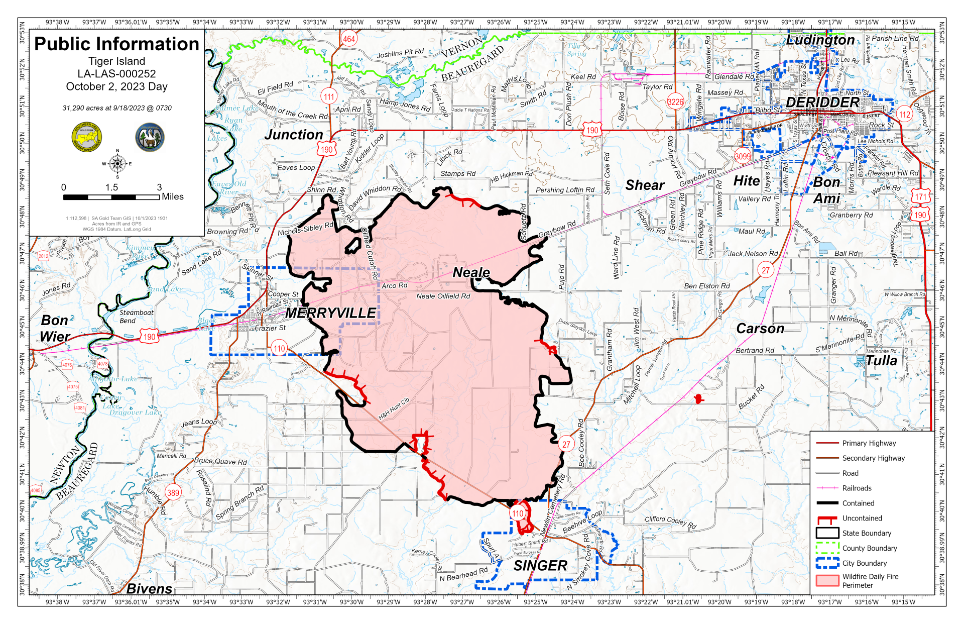 Tiger Fire Oct. 2