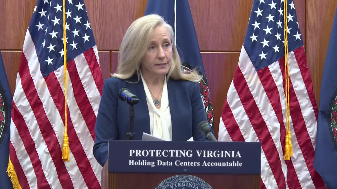  Virginia Gov. Spanberger addresses data centers and AI