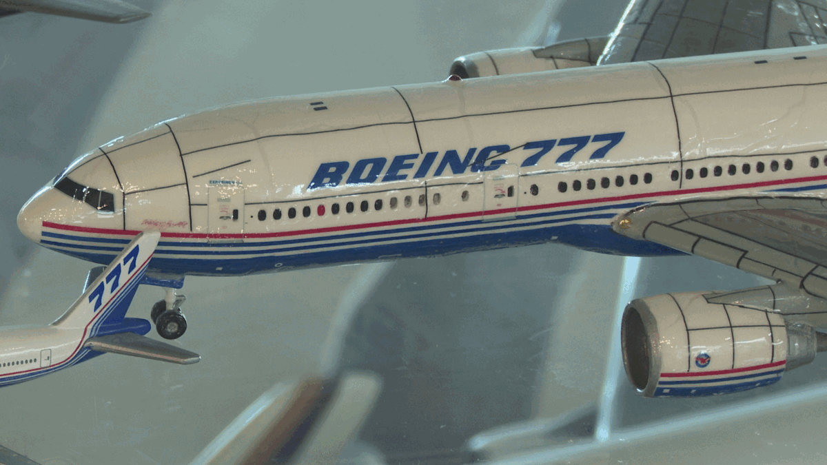 GIF model plane collection