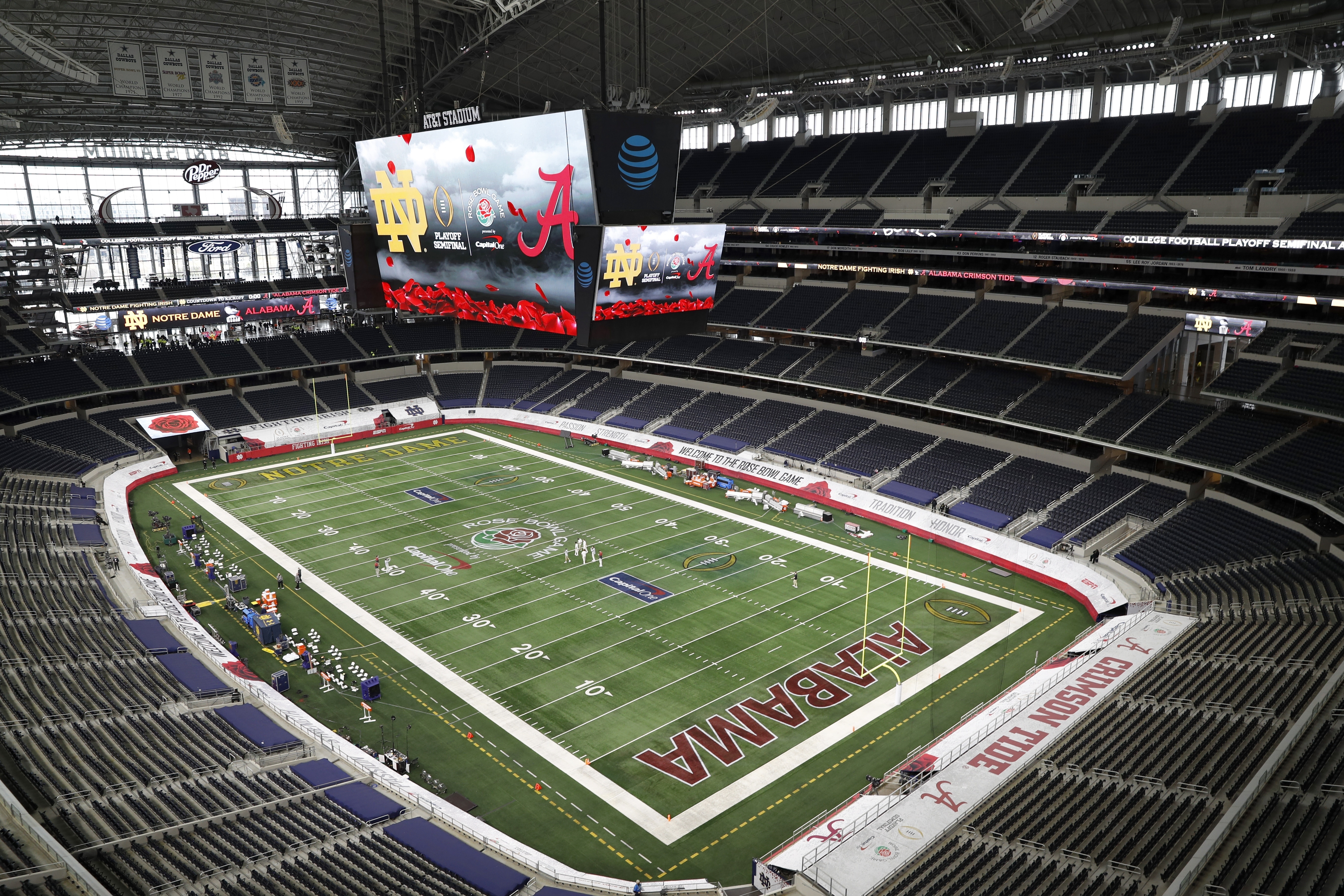2021 Rose Bowl Football AT&T Stadium