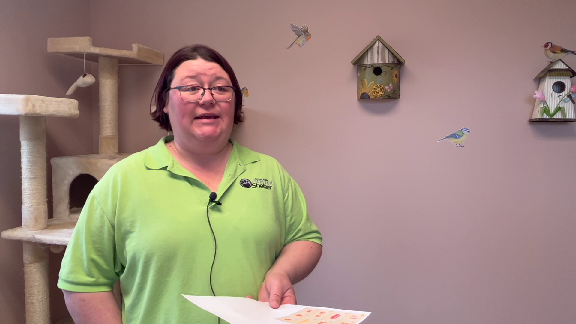 Laramie Smovir, volunteer coordinator for the Great Falls Animal Shelter