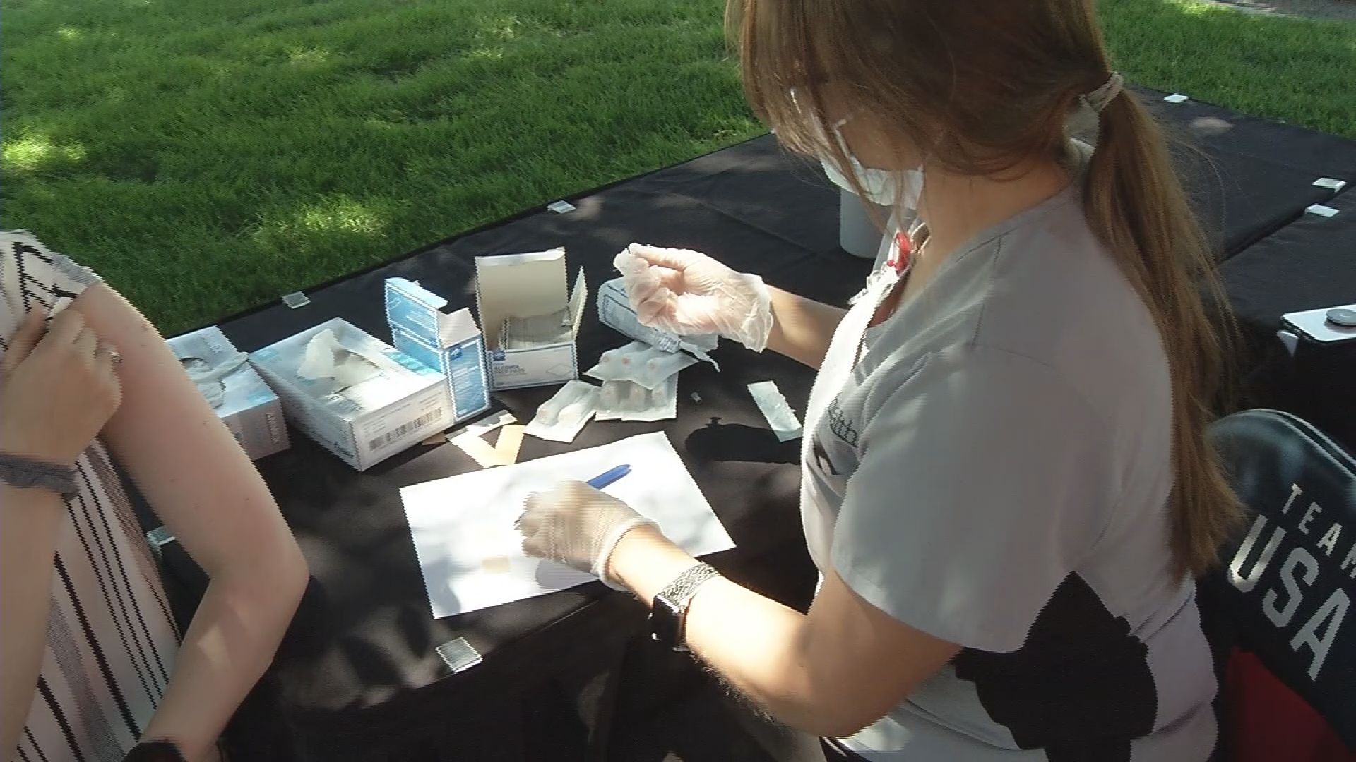 Team USA getting southern hemisphere flu vaccine