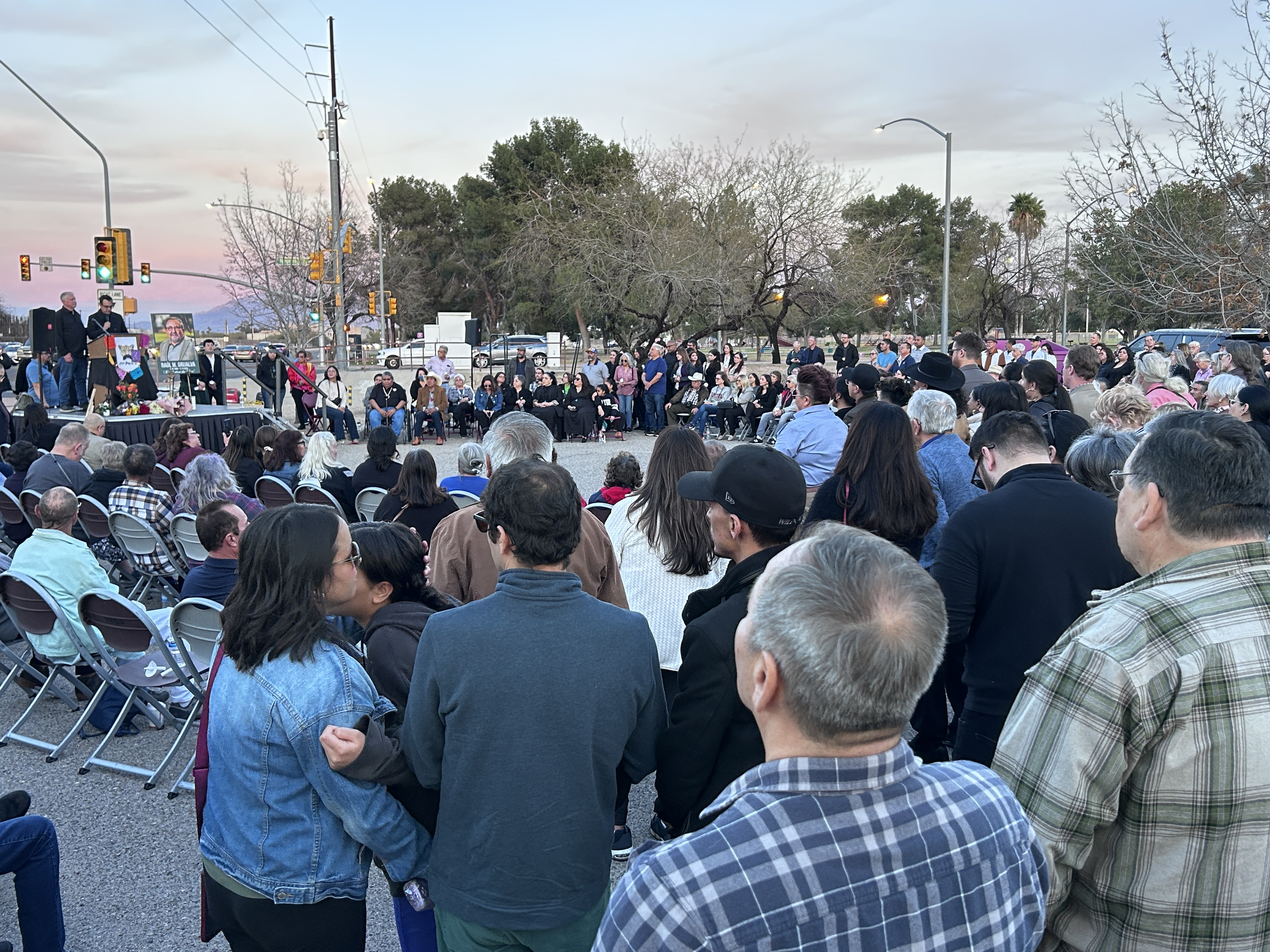 Congressman Grijalva's vigil 