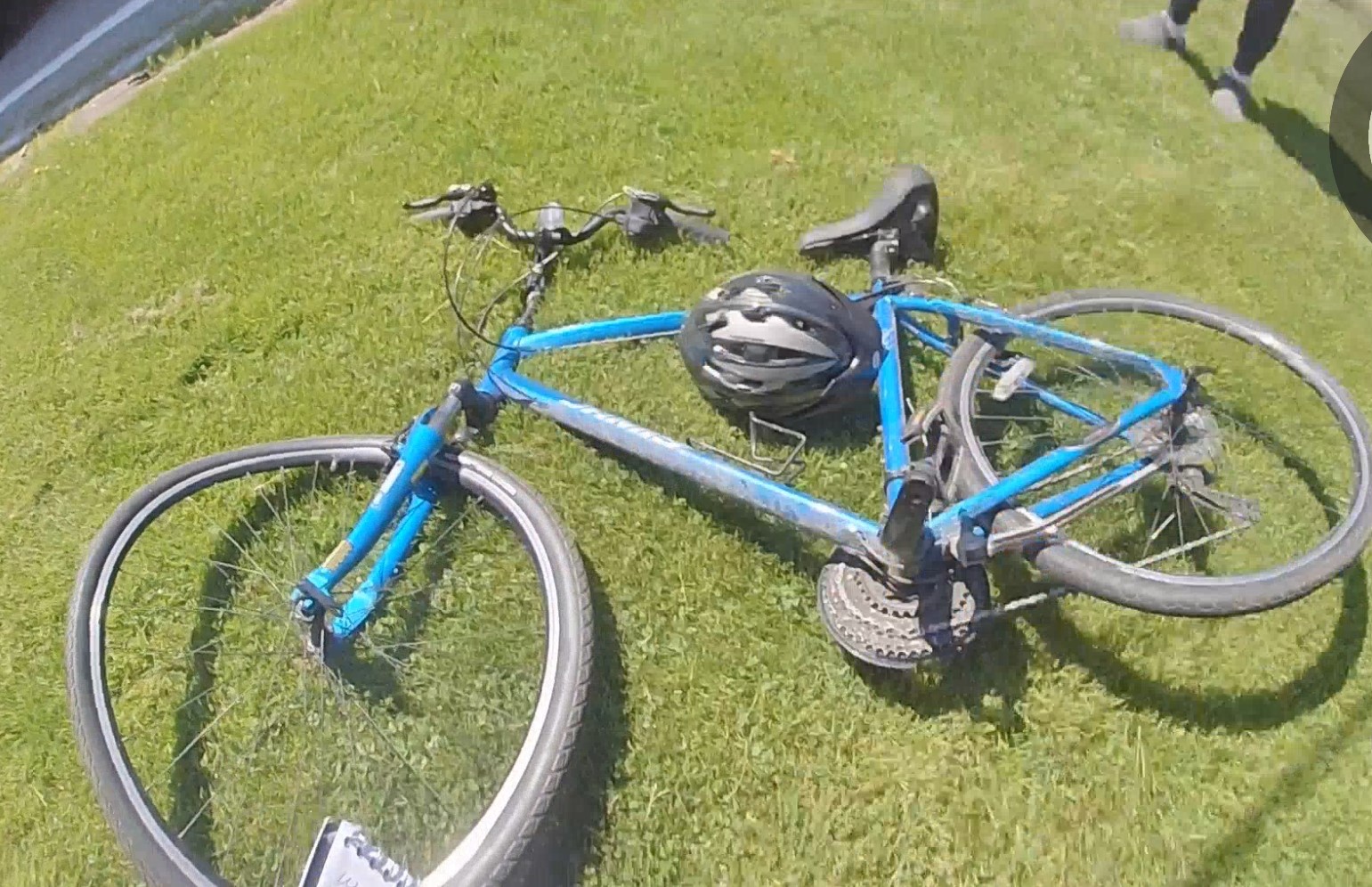 Mentor Bicyclist Hit