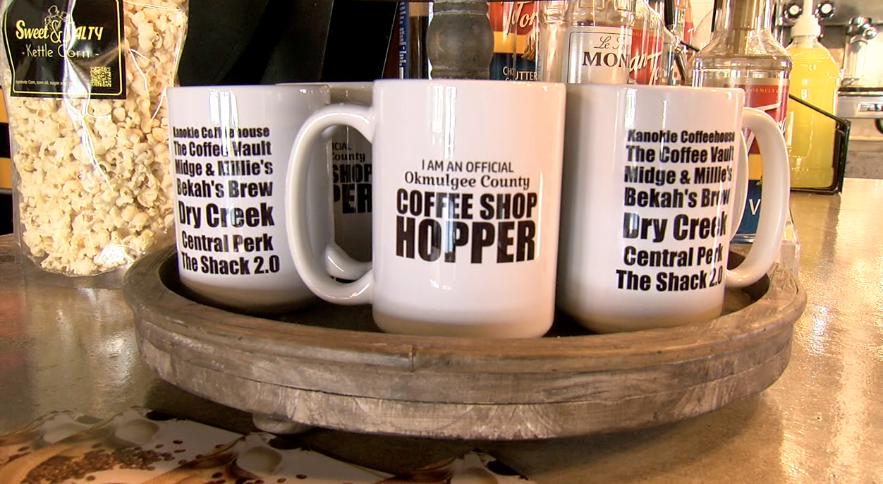 Coffee Shop Hop mug