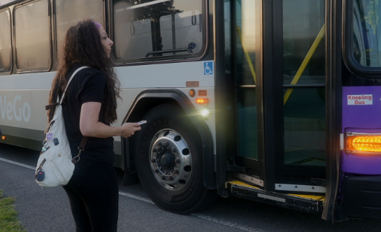 WeGo bus rider