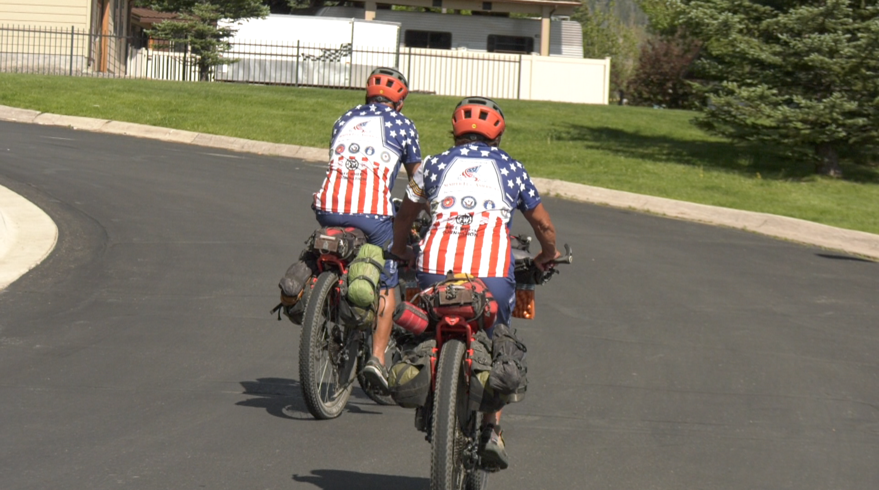 Marine family raising money for veterans by riding down Great Divide Mountain Bike Route 