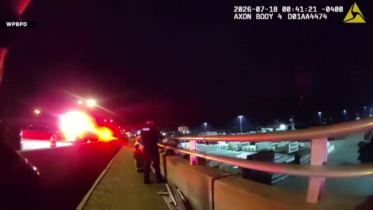 West Palm Beach Police Department bridge bodycam
