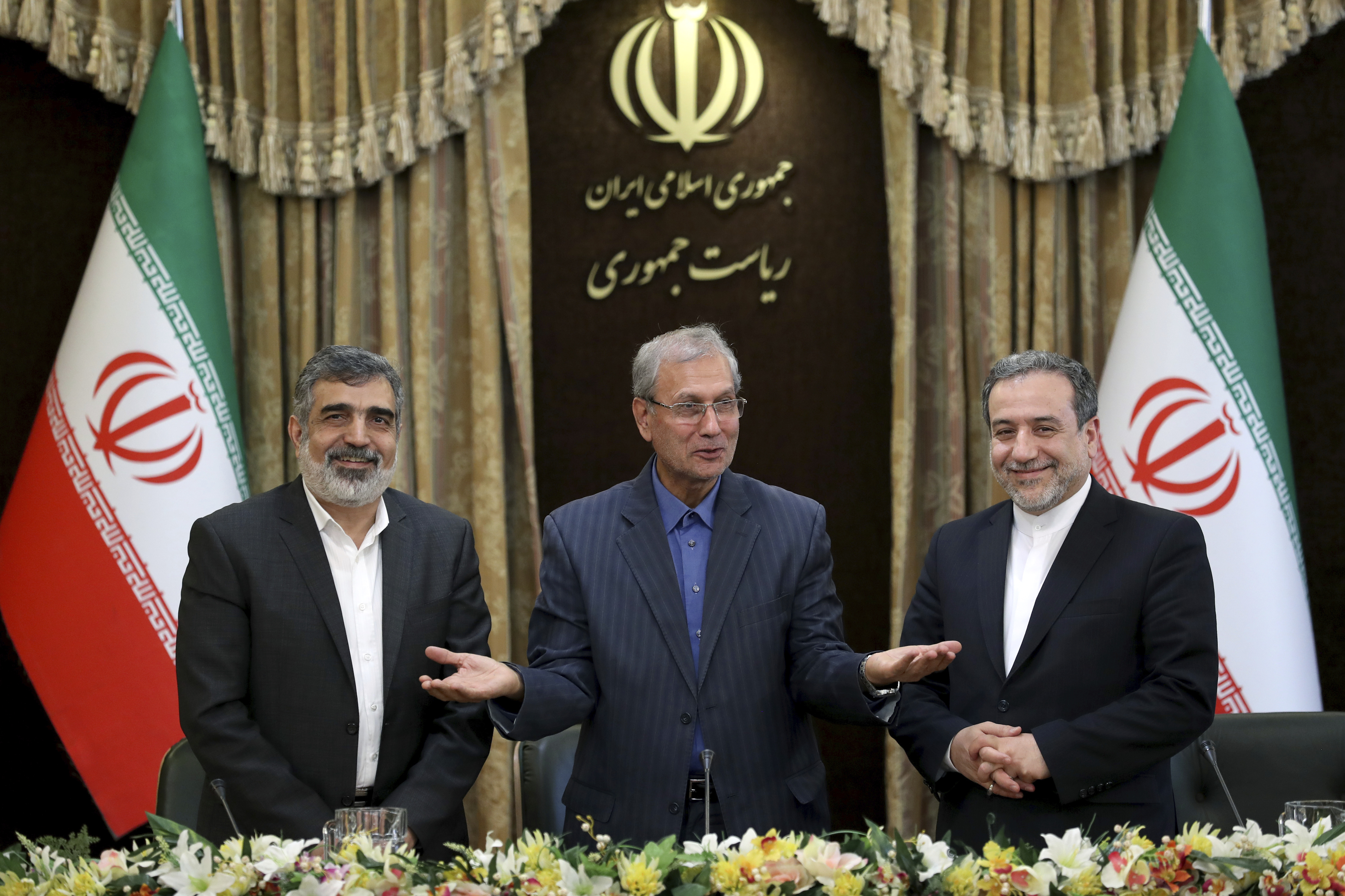 Behrouz Kamalvandi, Ali Rabiei, Abbas Araghchi