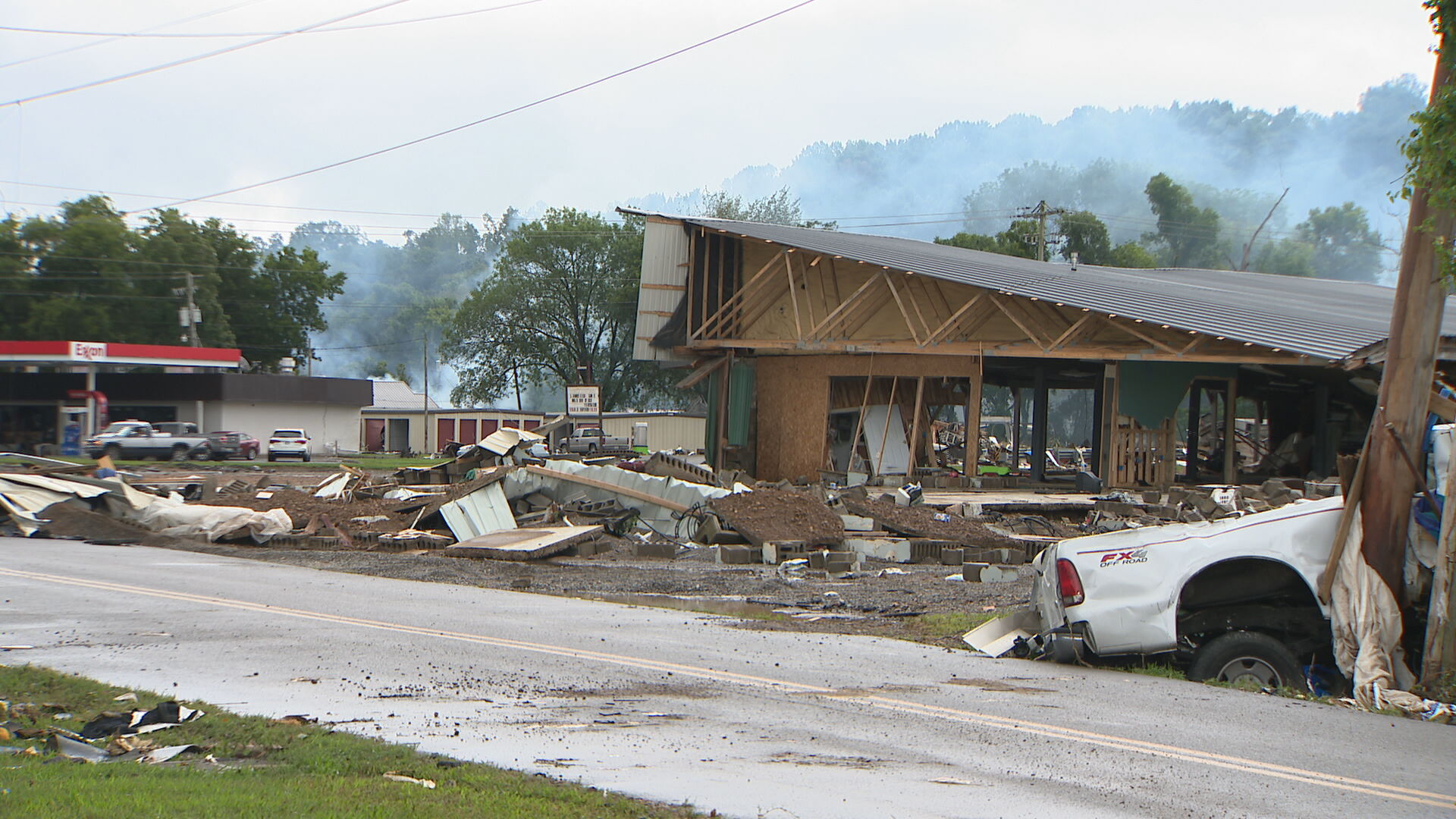 Waverly flood damage august 2021