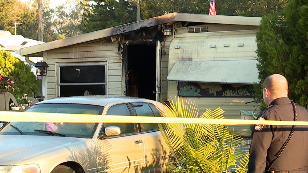 Largo mobile home fire