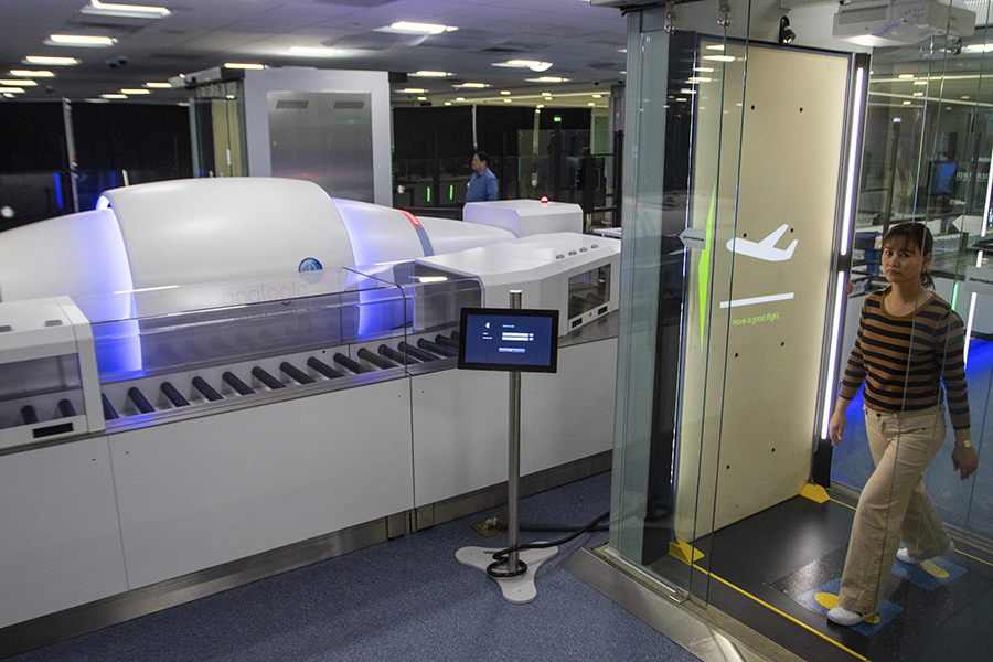 tsa Airport Self Screening Prototype las vegas
