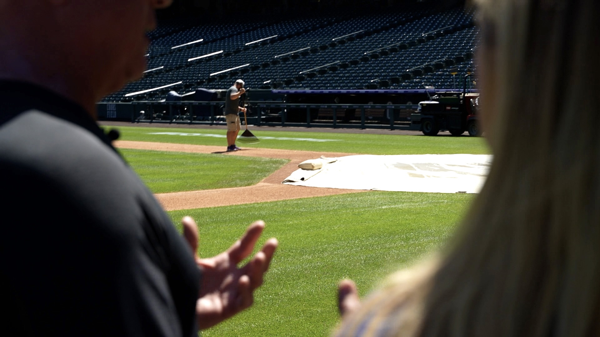 Playing against Mother Nature, the Rockies grounds crew is always game day ready