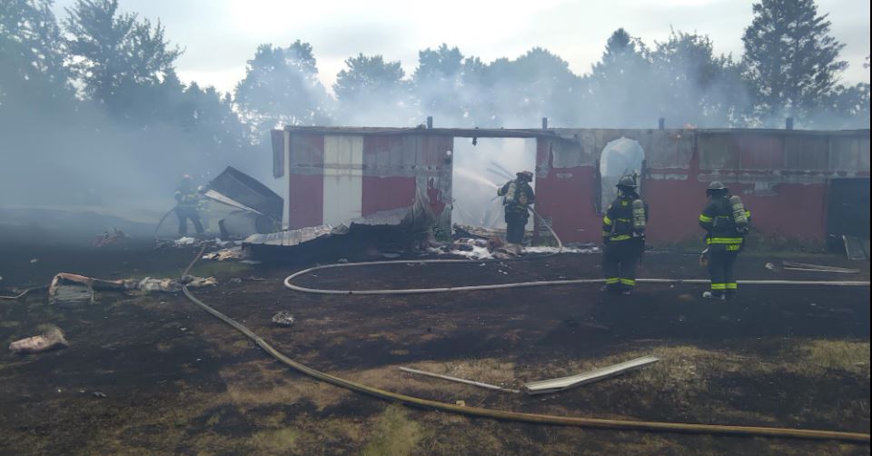 Cedarburg shed explosion