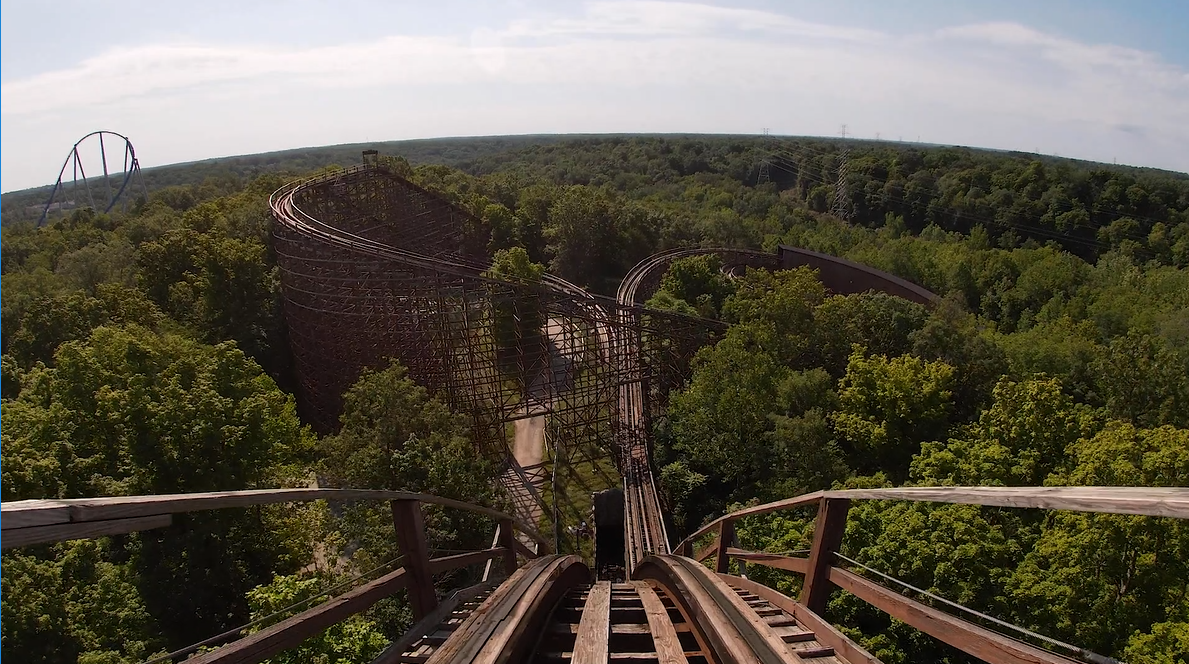 The Beast roller coaster Kings Island