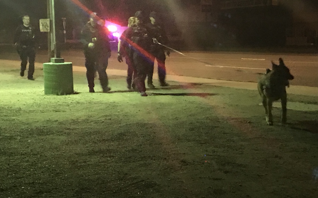 Tempe PD Officer's car hit