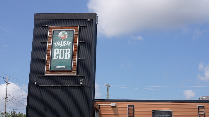 Exterior of the The Irish Pub