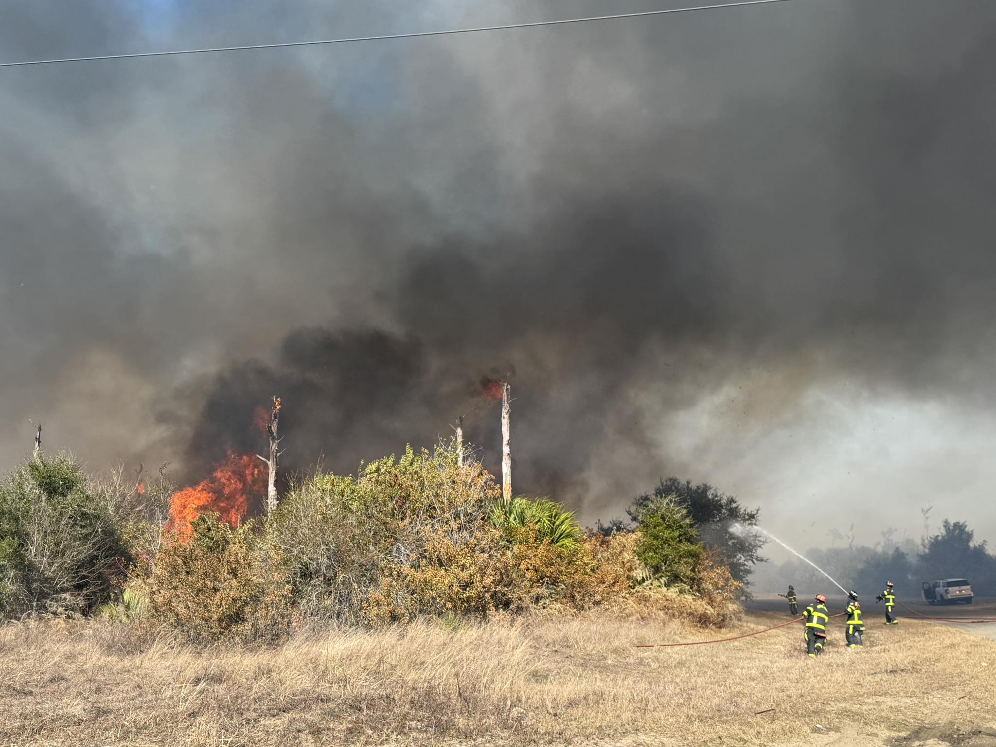 North Port brush fire