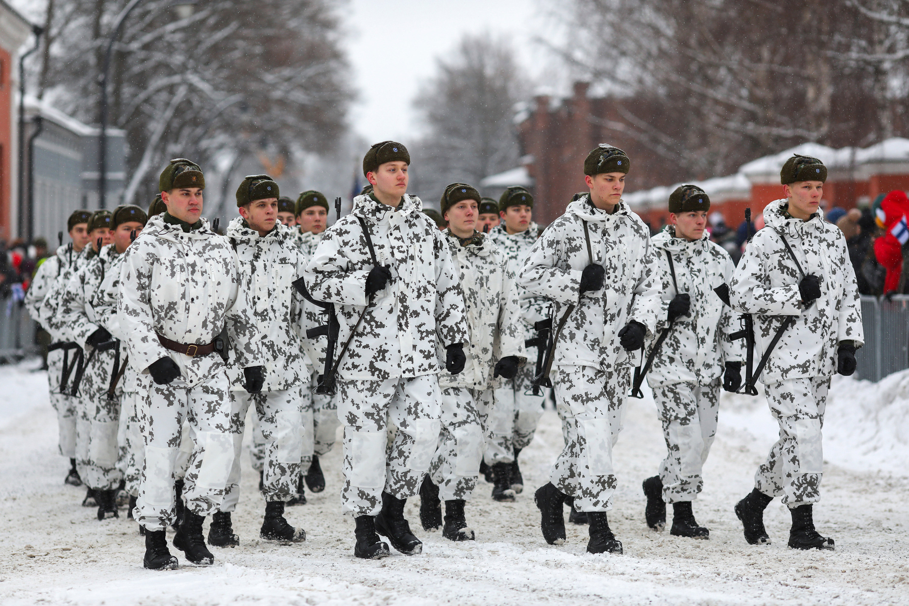 Independence Day parade in Hamina, Finland - 06 Dec 2022