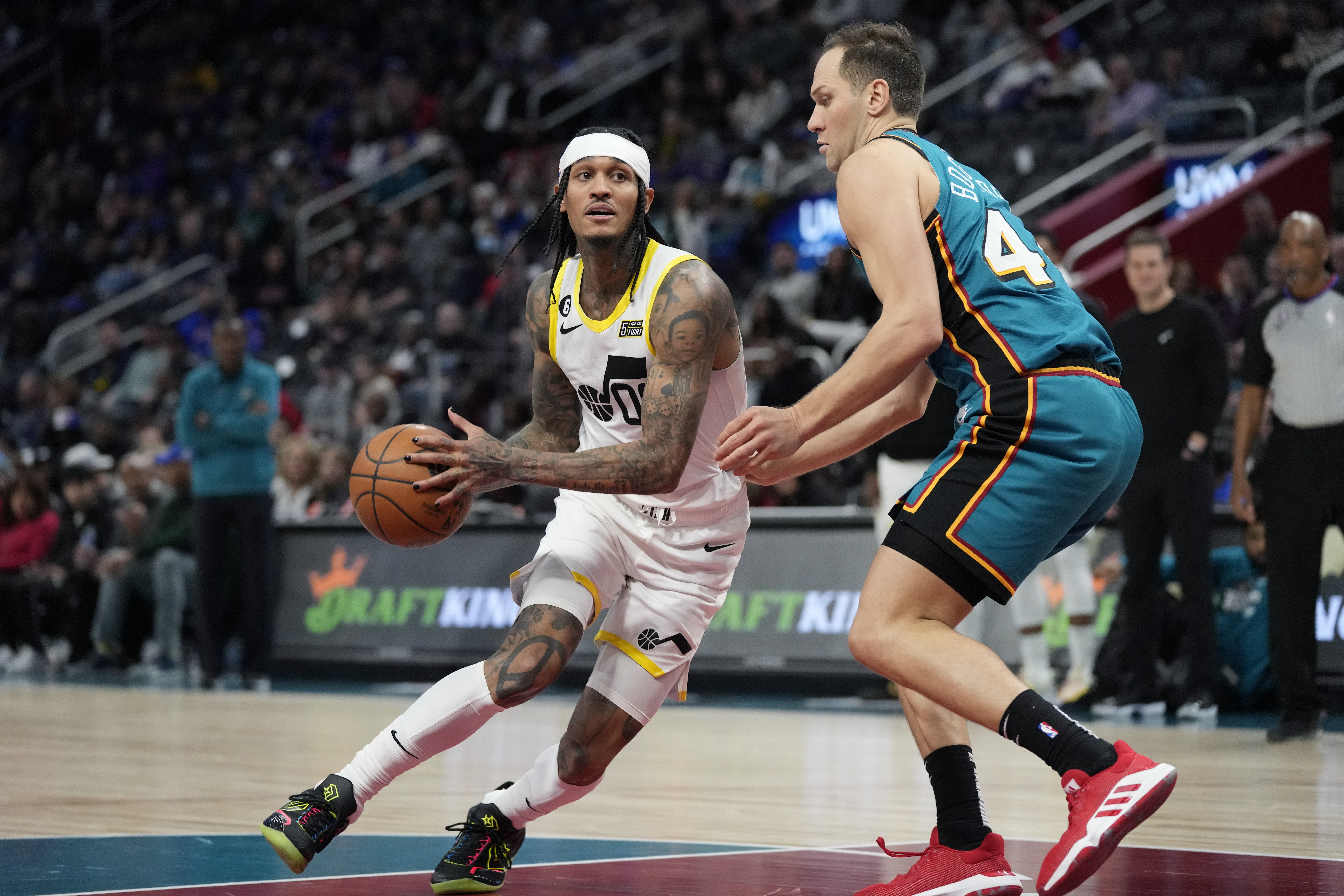 Jazz Pistons Basketball