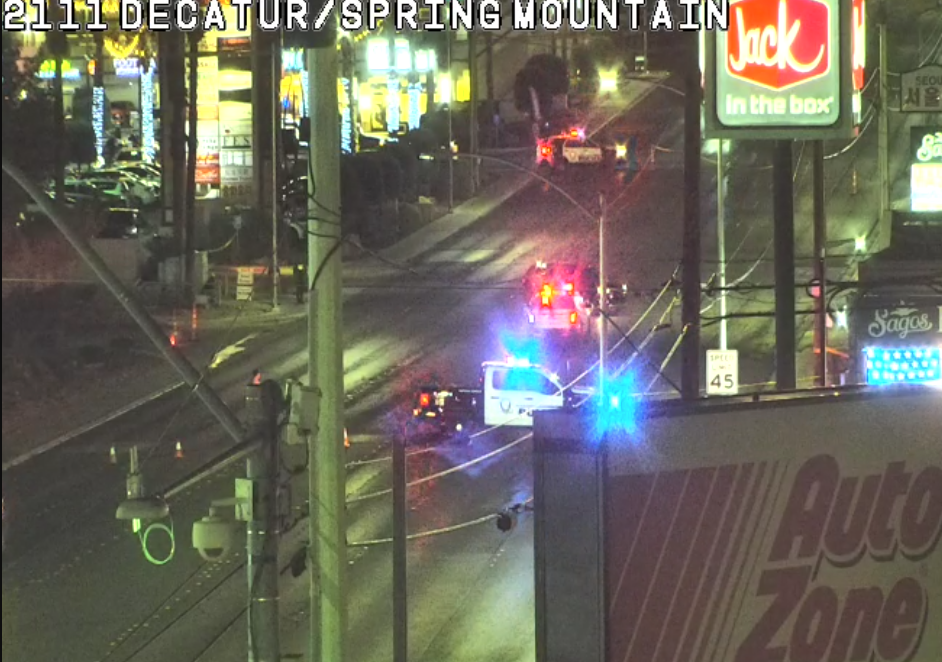 Crash on Spring Mountain and Decatur 