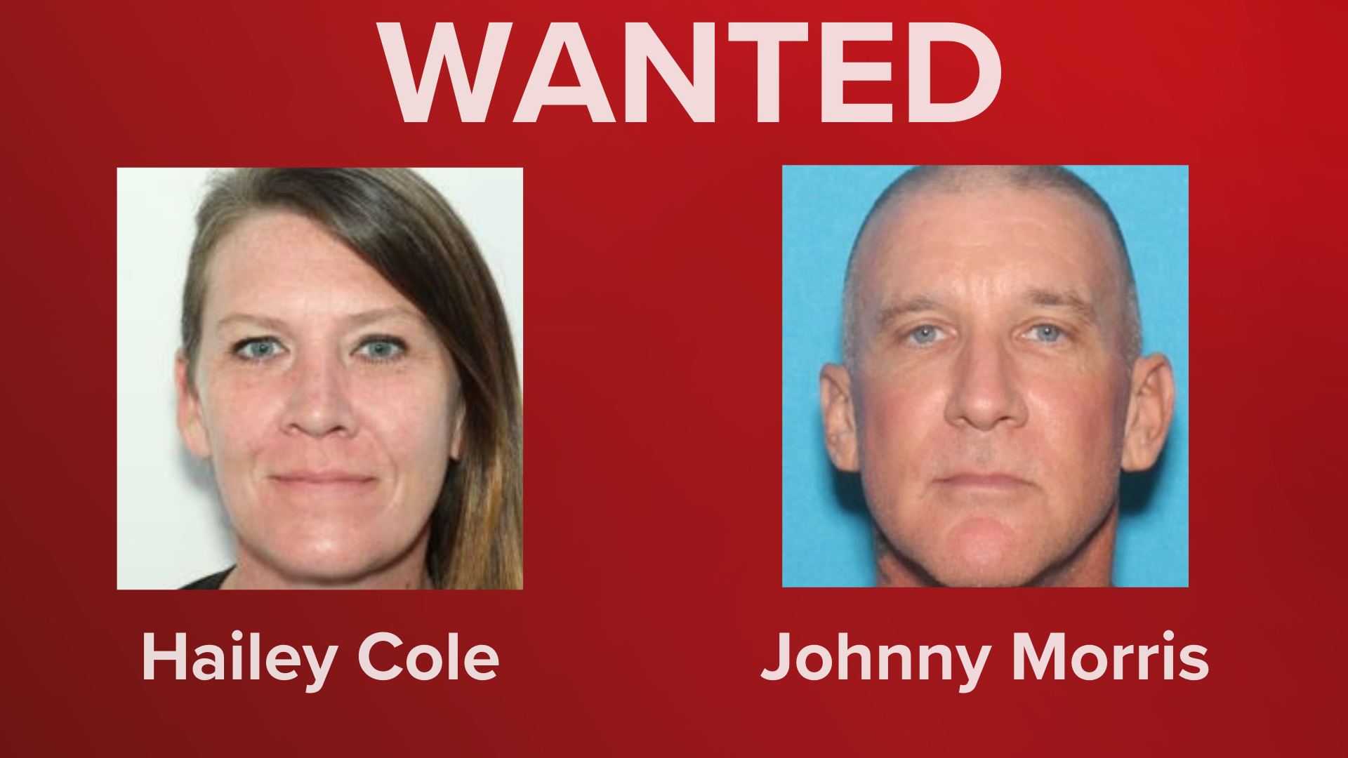 Hailey Cole and Johnny Morris