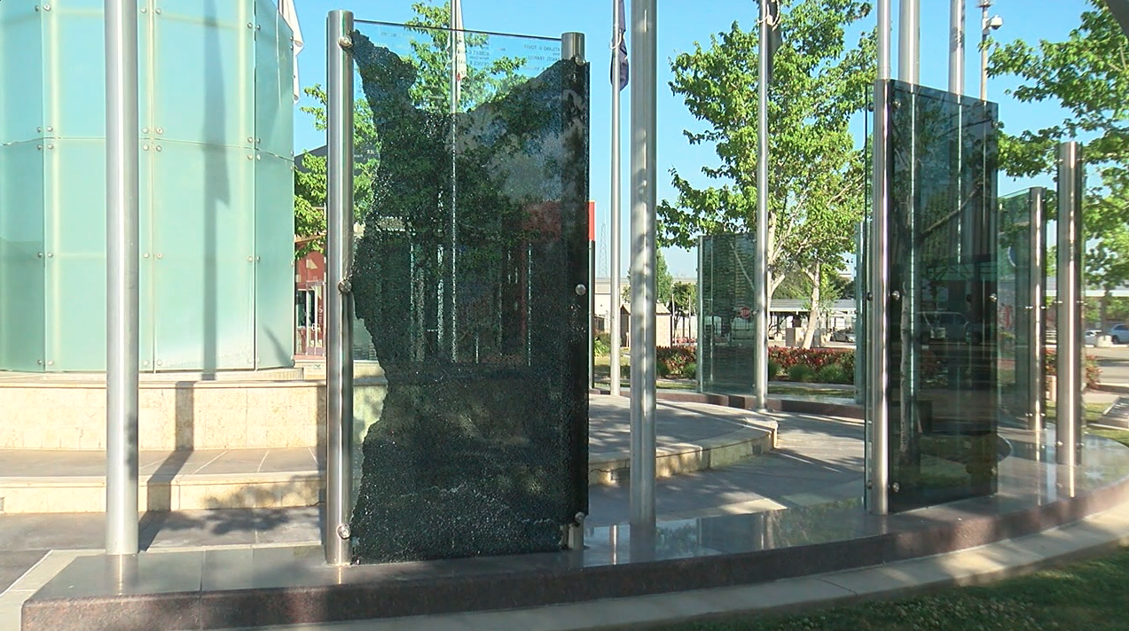 Kern County Veteran's Memoria Vandalized (FILE)