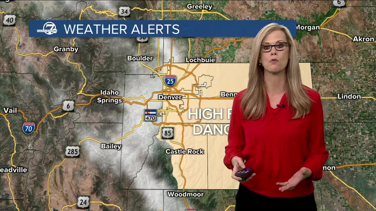 High fire danger Monday metro