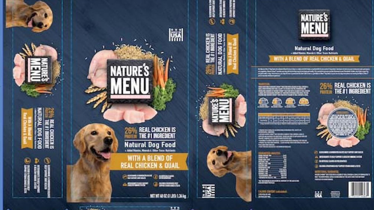 Nature’s Menu Super Premium Dog Food with a Blend of Real Chicken & Quail