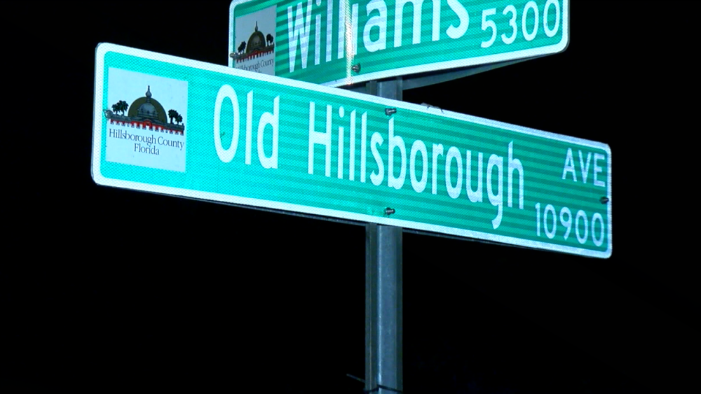 Old Hillsborough Avenue sign