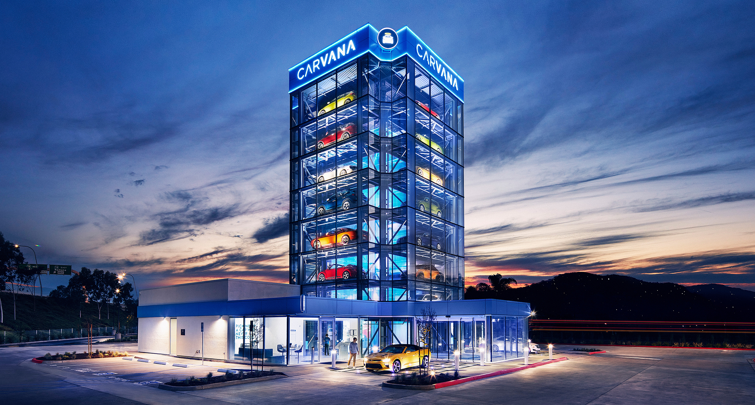 Carvana Unveils Newest Car Vending Machine in San Diego