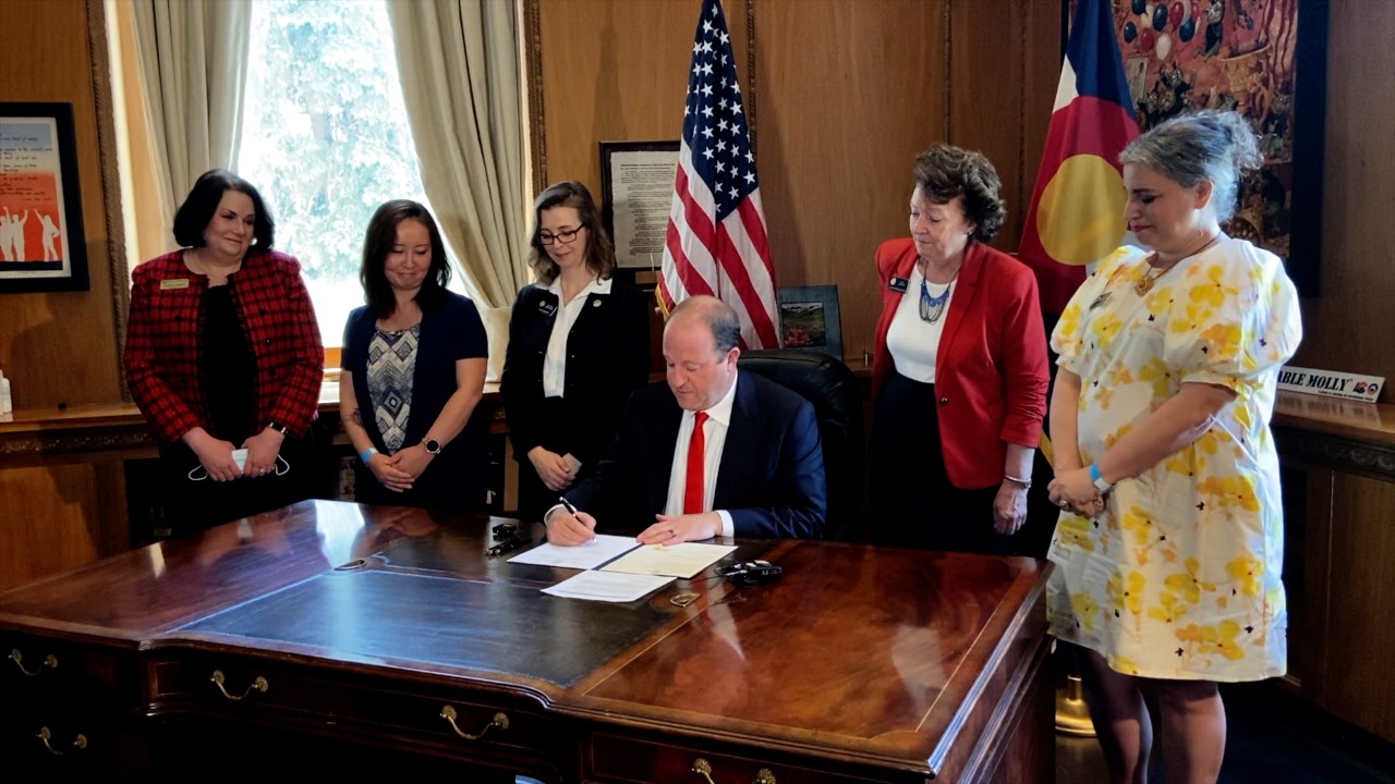 Gov. Polis signs bill to better protect kids from domestic abuse following murder of Ty Tesoriero 