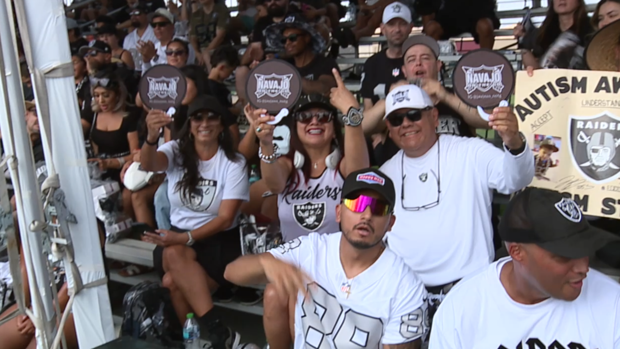 Raiders fans bring optimism to training camp as Fernando Mendoza gets first-team reps