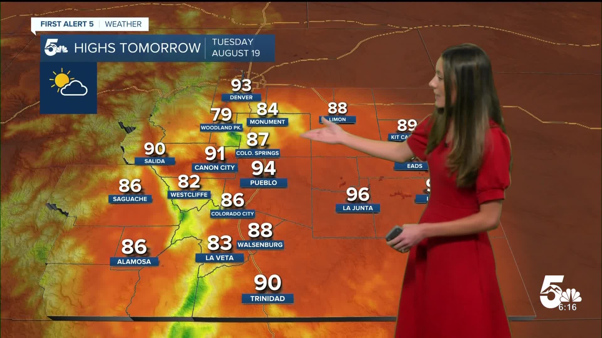 Rain Chances Colorado