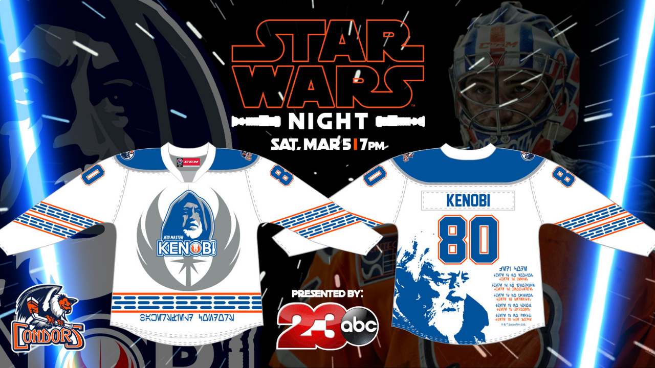 Bakersfield Condors unveil Star Wars Night jerseys