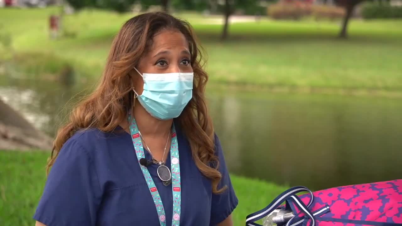 Jan Henry-Blanton, ICU nurse at West Boca Medical Center