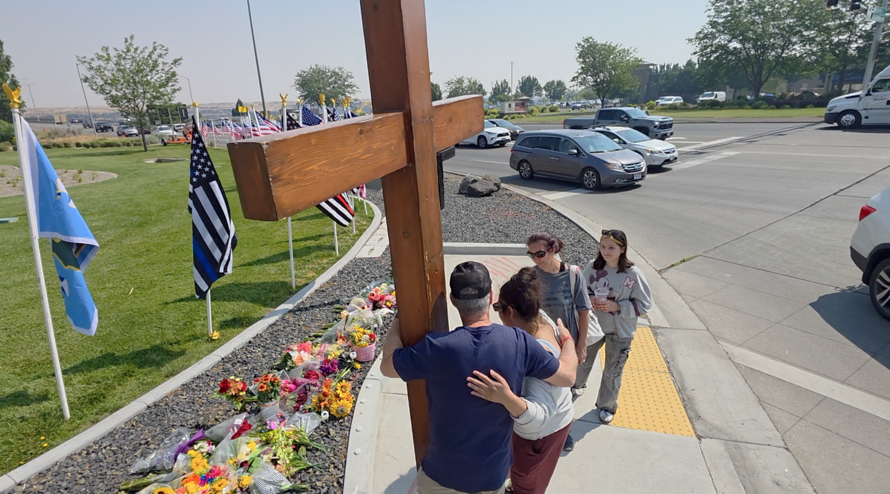 Man drives from Michigan to support Twin Falls after shooting