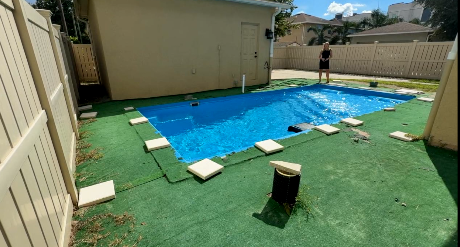 Florida man takes money for pool projects, but leaves work unfinished