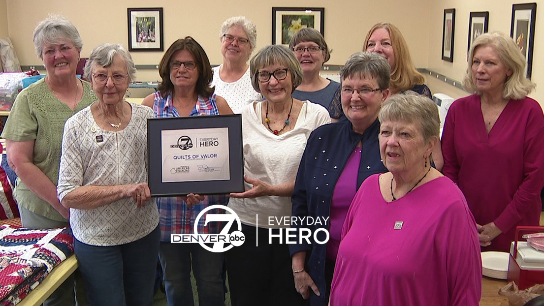The Windsor Gardens chapter of Quilts of Valor has been honored as a Denver7 Everyday Hero..png