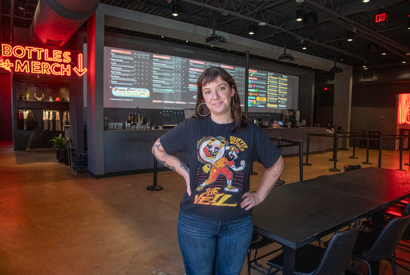  Elinor Reina, Richmond taproom manager at The Veil Brewing Co.