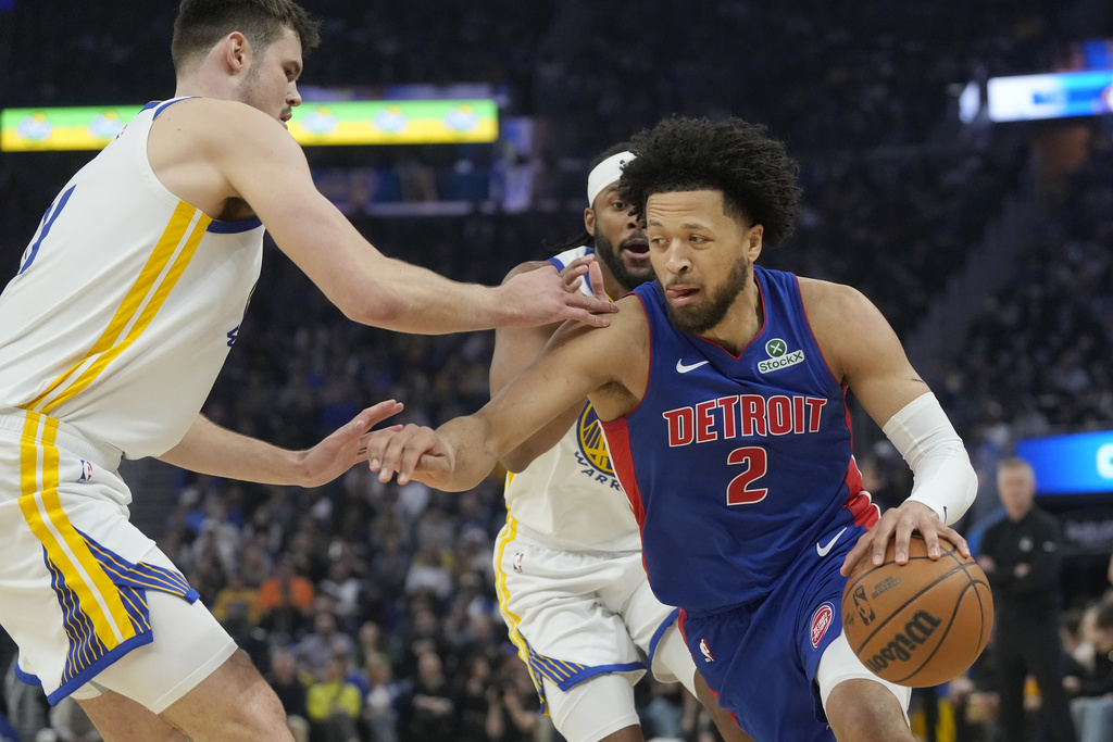 Pistons Warriors Basketball
